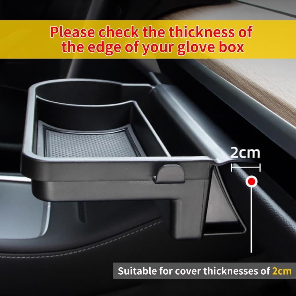 2022 Passenger Storage Box for Tesla Models 3 and Y-TESGOD