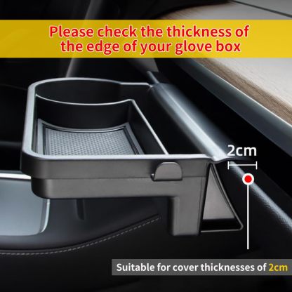 2022 Passenger Storage Box for Tesla Models 3 and Y-TESGOD