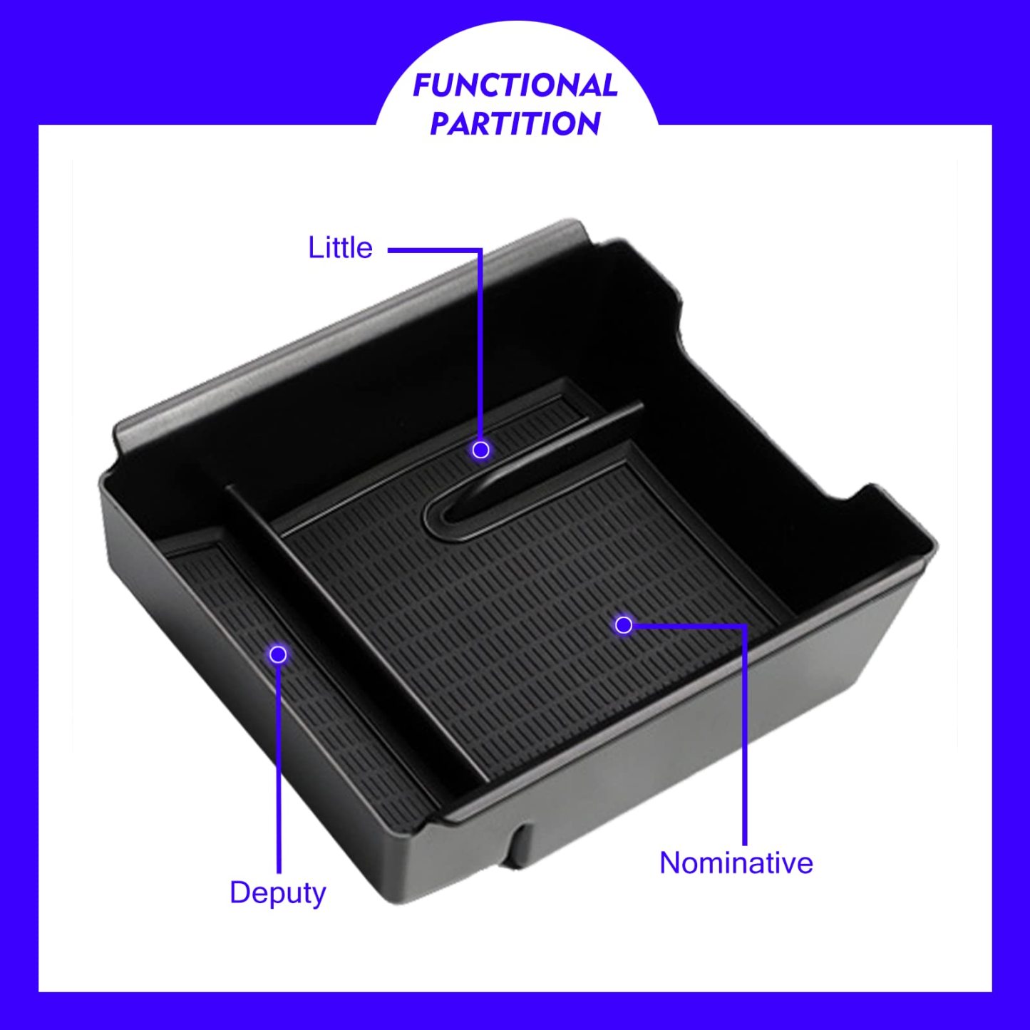Storage Box for Tesla Model 3/Y Armrest-TESGOD