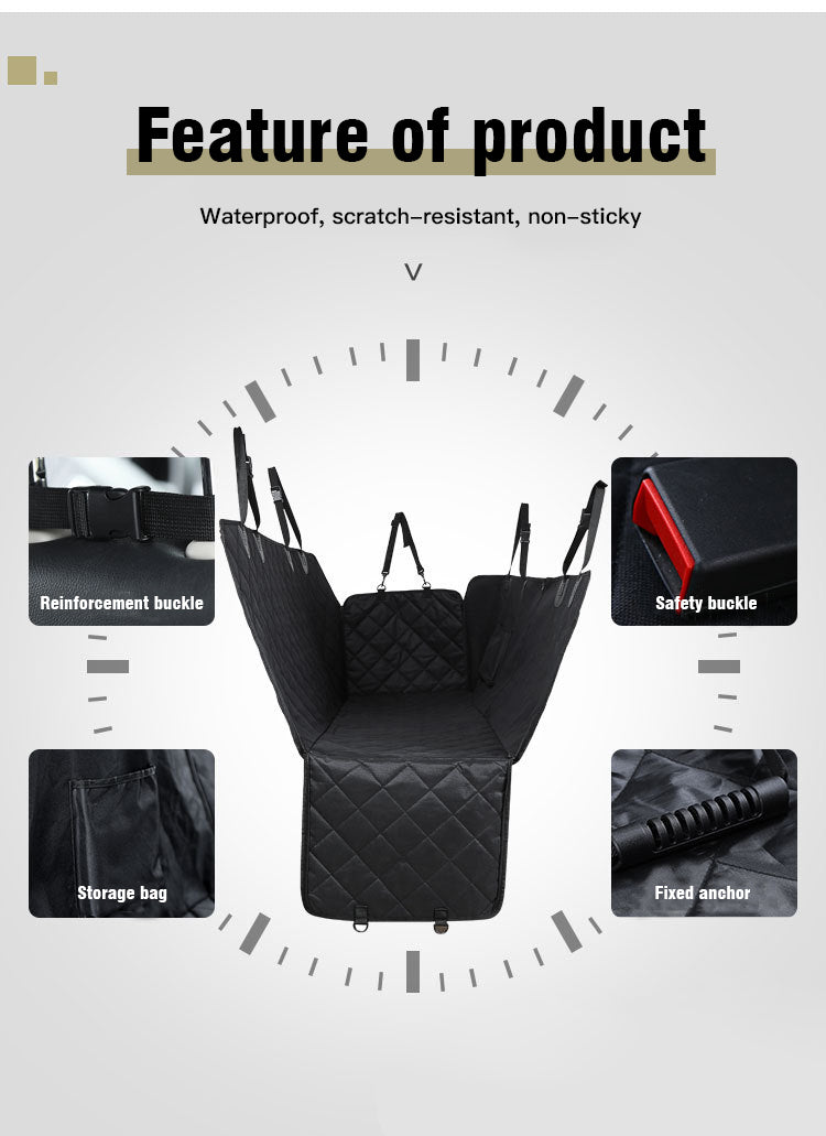 Waterproof Dog Seat Cover for Back Seat for Model 3/Y/S/X/Cybertruck