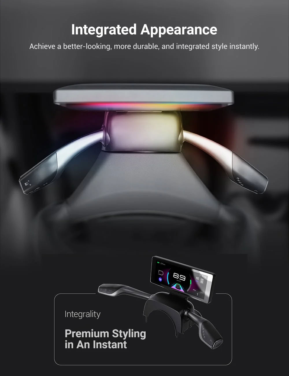 7 Inch Gear Shift Touch Screen Dashboard Display for Tesla Model 3 Highland