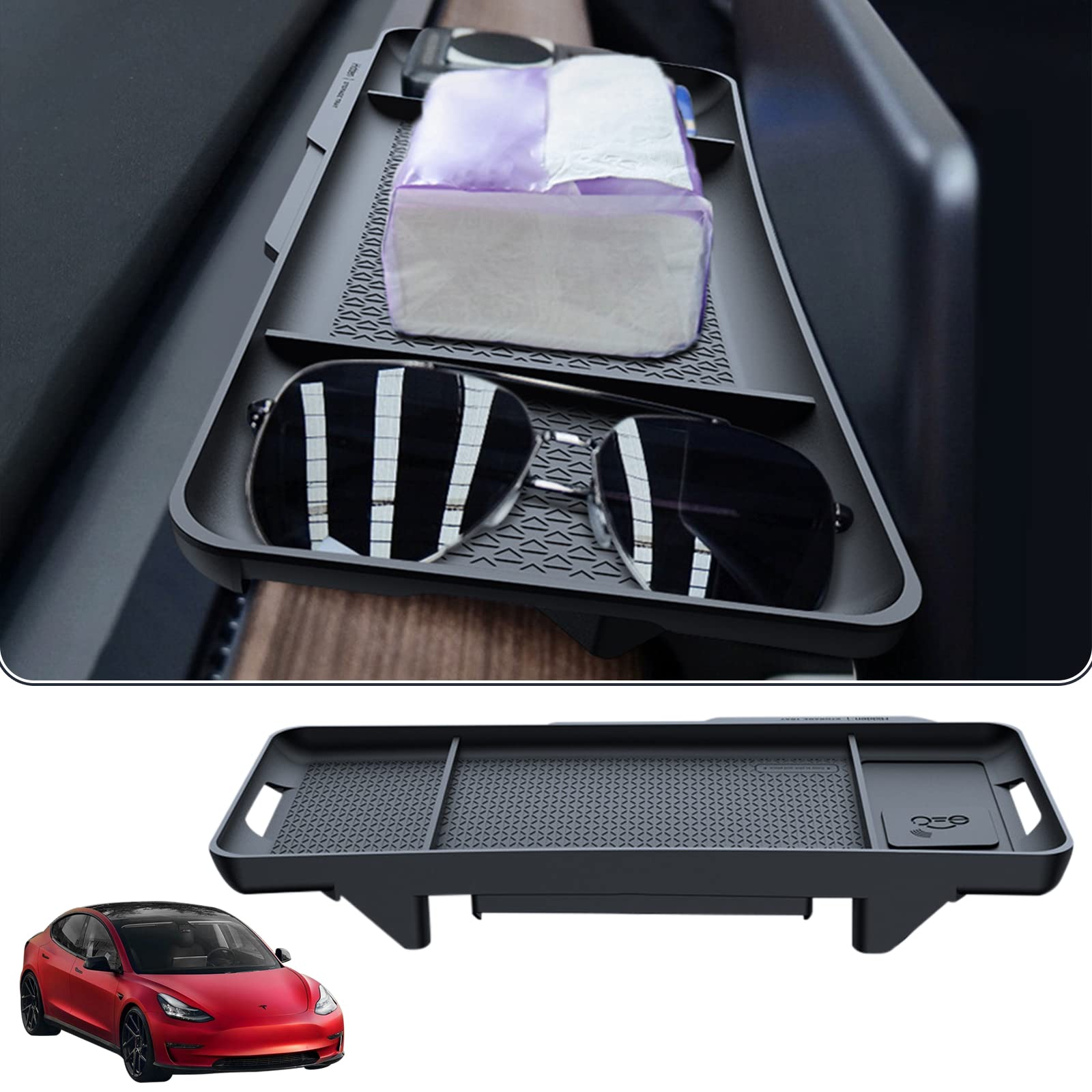Tesla Model 3/Y Hidden Dashboard Storage Tray-TESGOD