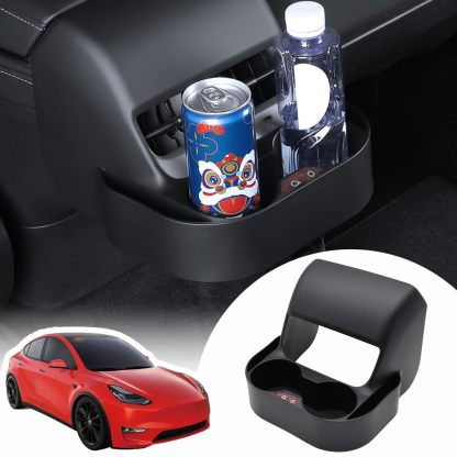 Tesla Model 3/Y Backseat Double Cup Holder & Phone Holder-TESGOD