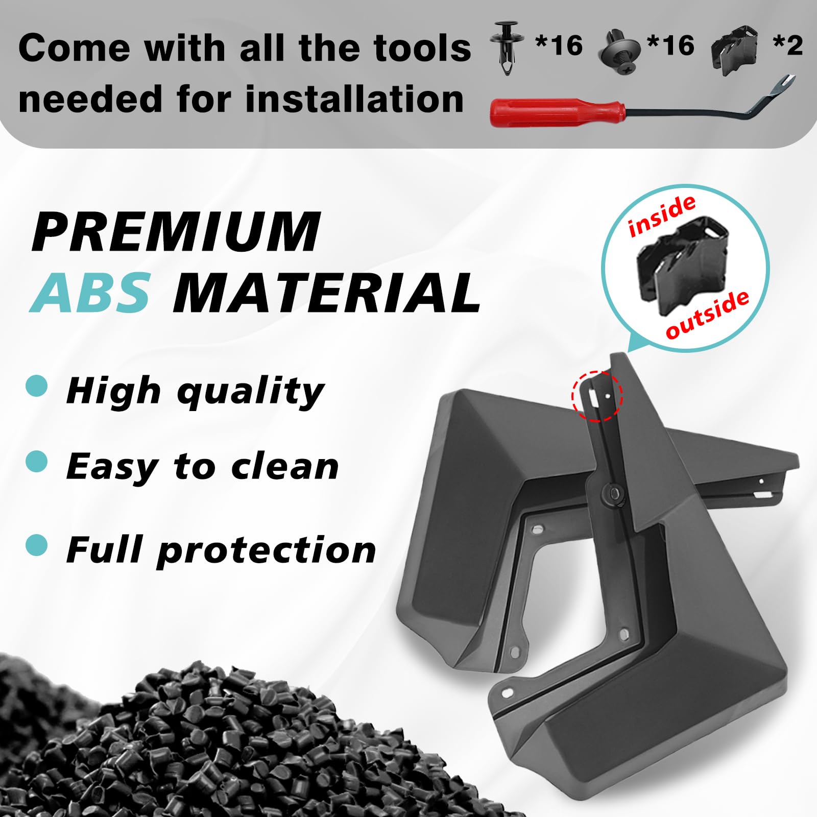 Cybertruck Mud Flaps-TESGOD