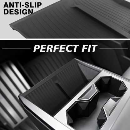 Cybertruck Center Console Phone Charging Area Silicone Non-Slip Mat-TESGOD