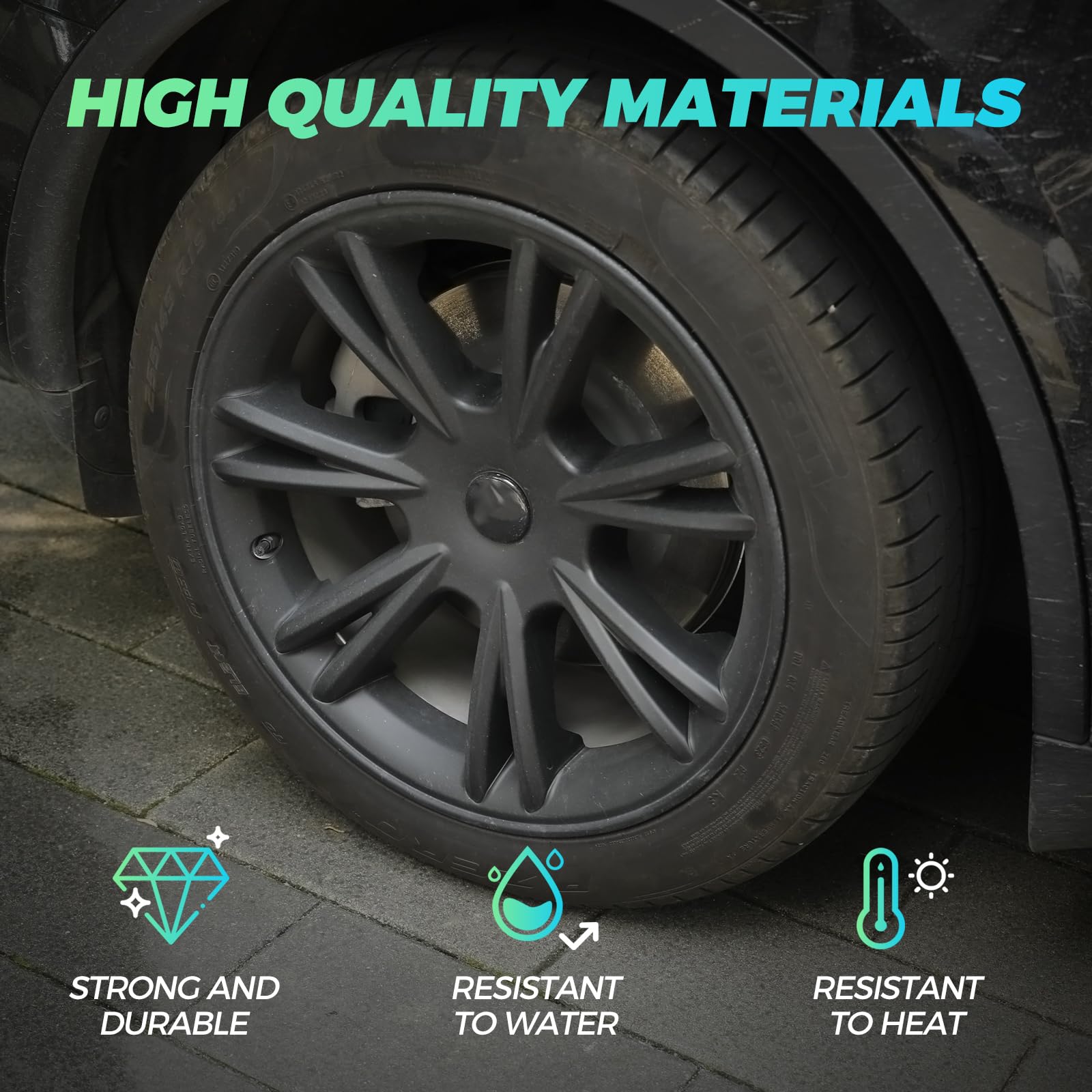 19” Wheel Covers Hubcap for Tesla Model Y (2020-2023)-TESGOD