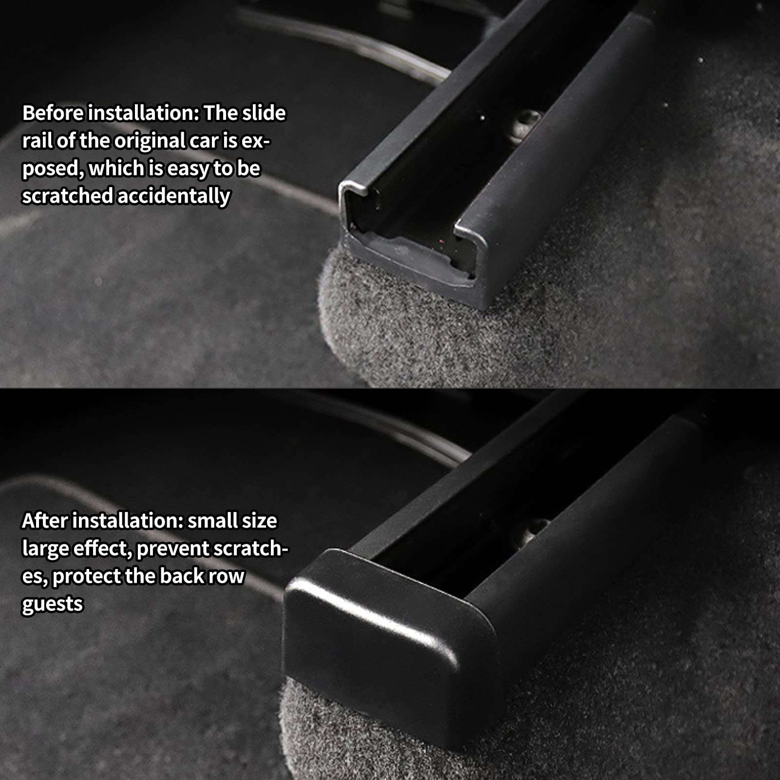Car Slide Rails Anti-Kick Plugs suitable for Tesla Model 3/Y-TESGOD