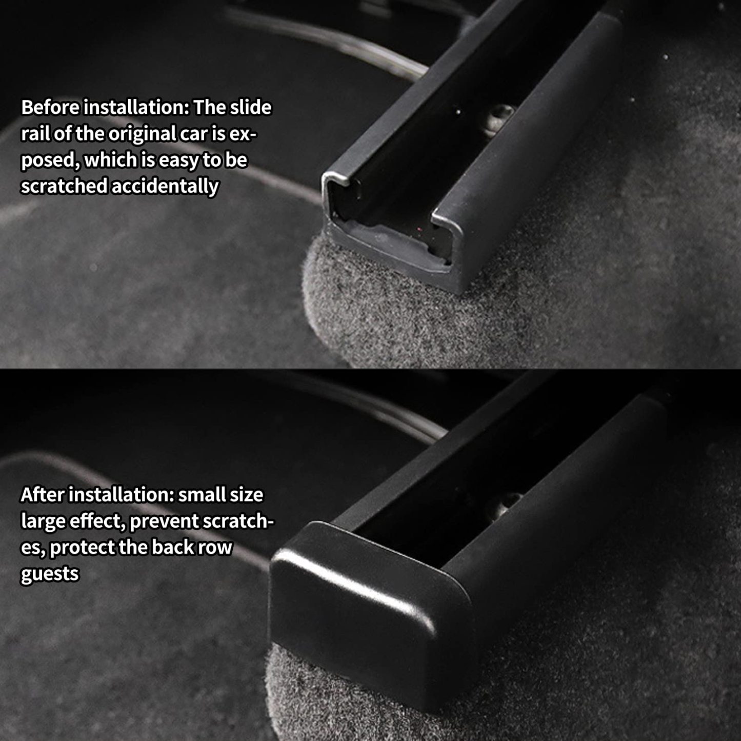 Car Slide Rails Anti-Kick Plugs suitable for Tesla Model 3/Y-TESGOD