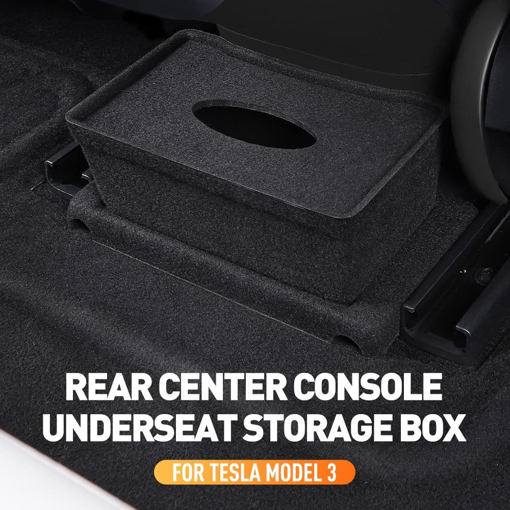 Backseat Organizer Center Storage Box for Tesla Model 3 / Y-TESGOD