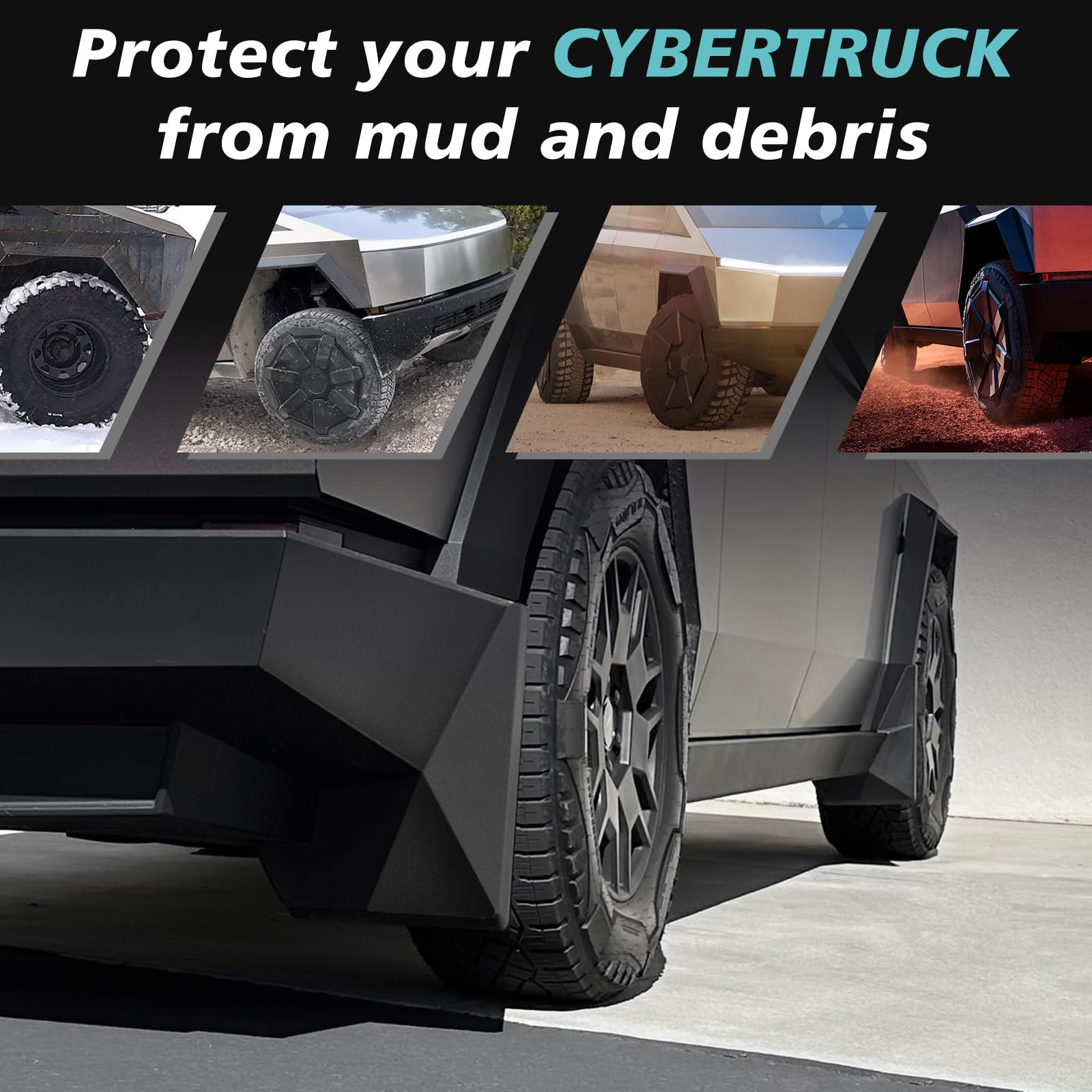 Cybertruck Mud Flaps-TESGOD