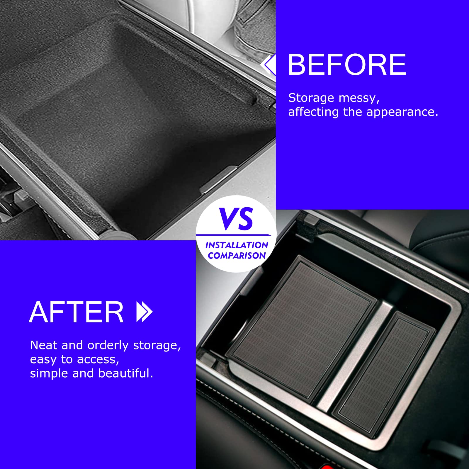 Armrest Box Storage Box For Tesla Model 3/Y-TESGOD