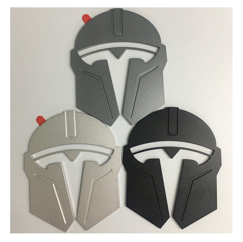 Tesla Model 3/Y Mandalorian Logo Decoration Sticker-TESGOD