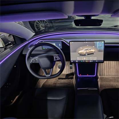 Tesla 8.9 Inch Dashboard Display with Ambient Lighting for Model 3 Highland-TESGOD