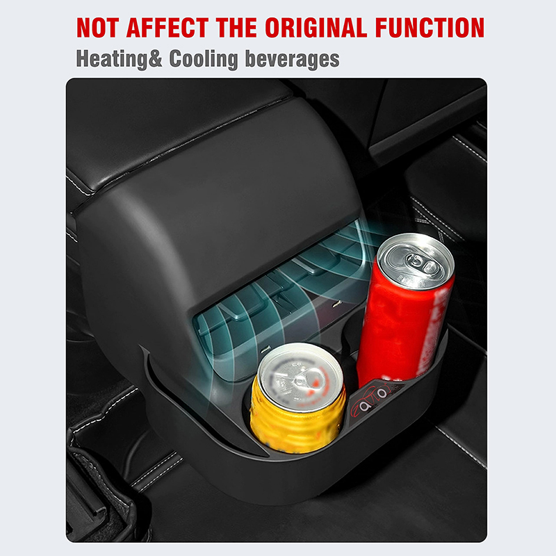 Tesla Model 3/Y Backseat Double Cup Holder & Phone Holder-TESGOD