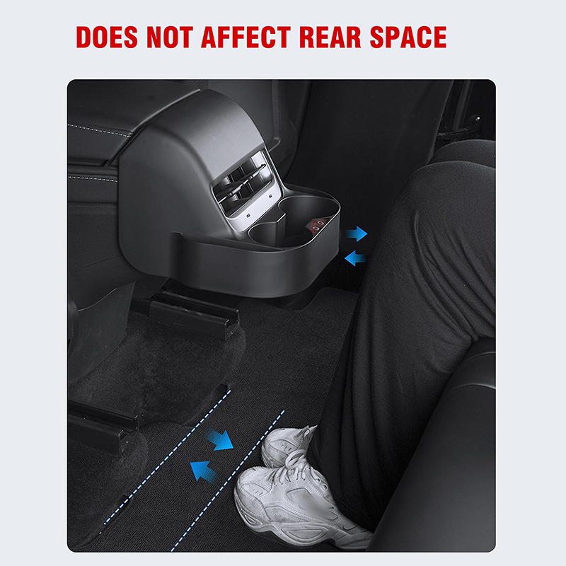 Tesla Model 3/Y Backseat Double Cup Holder & Phone Holder-TESGOD