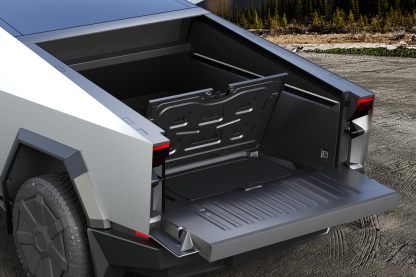 Tesla Cybertruck Rear Trunk Storage Folding Camping Table – Space-Saving Design, High-Quality ABS & Carbon Steel-TESGOD