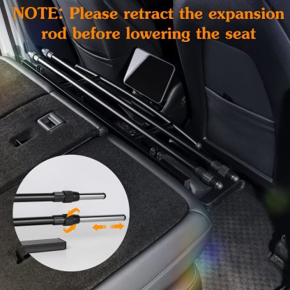 Tesla Model Y Dog Barrier – Heavy-Duty Stainless Steel Pet Protective Barrier for 2021-2024 Model Y (5-Seater Only)-TESGOD