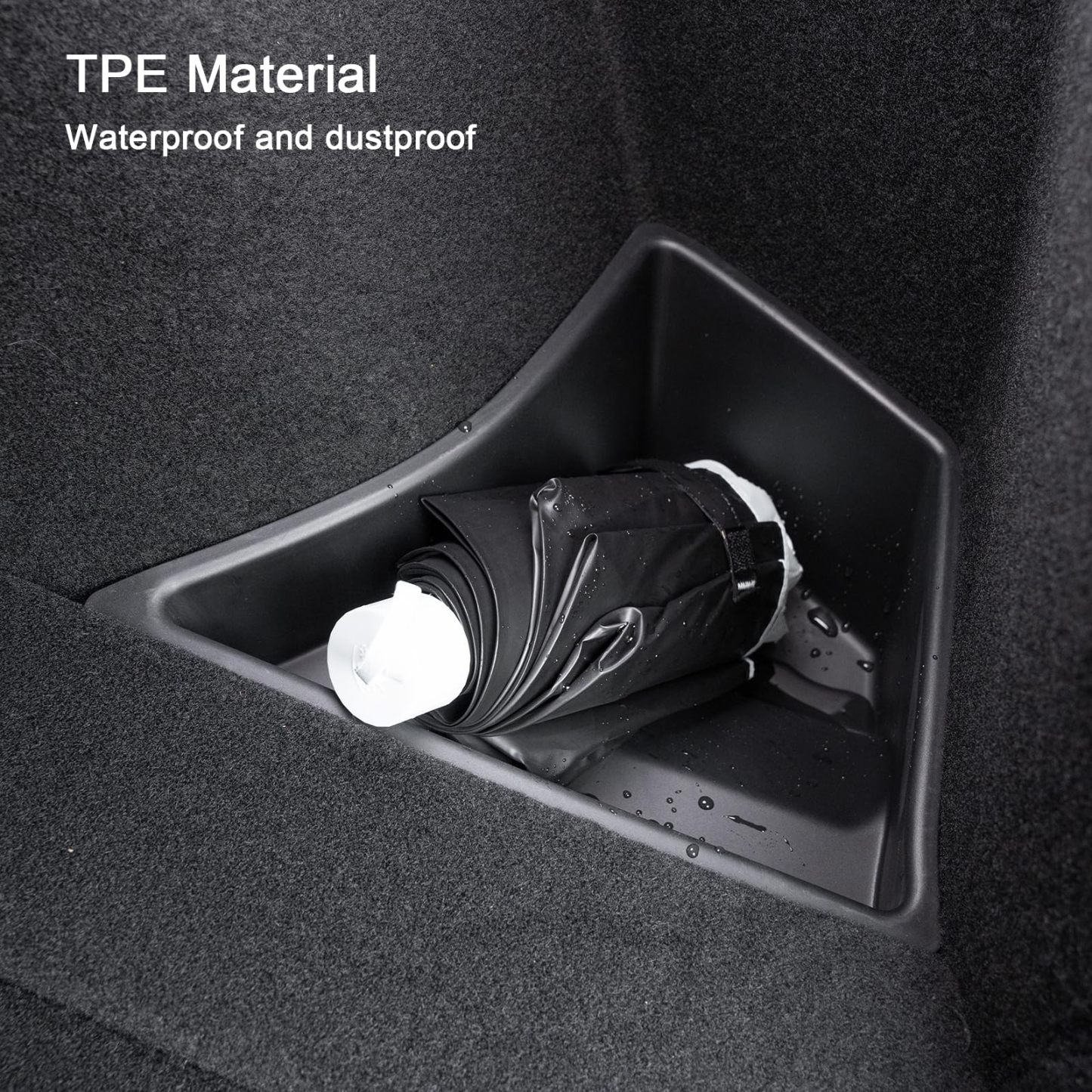 Trunk Side Storage Boxes for Tesla Model 3（2021-2025+）/ Y（2020-2025+）(2pcs)-TESGOD