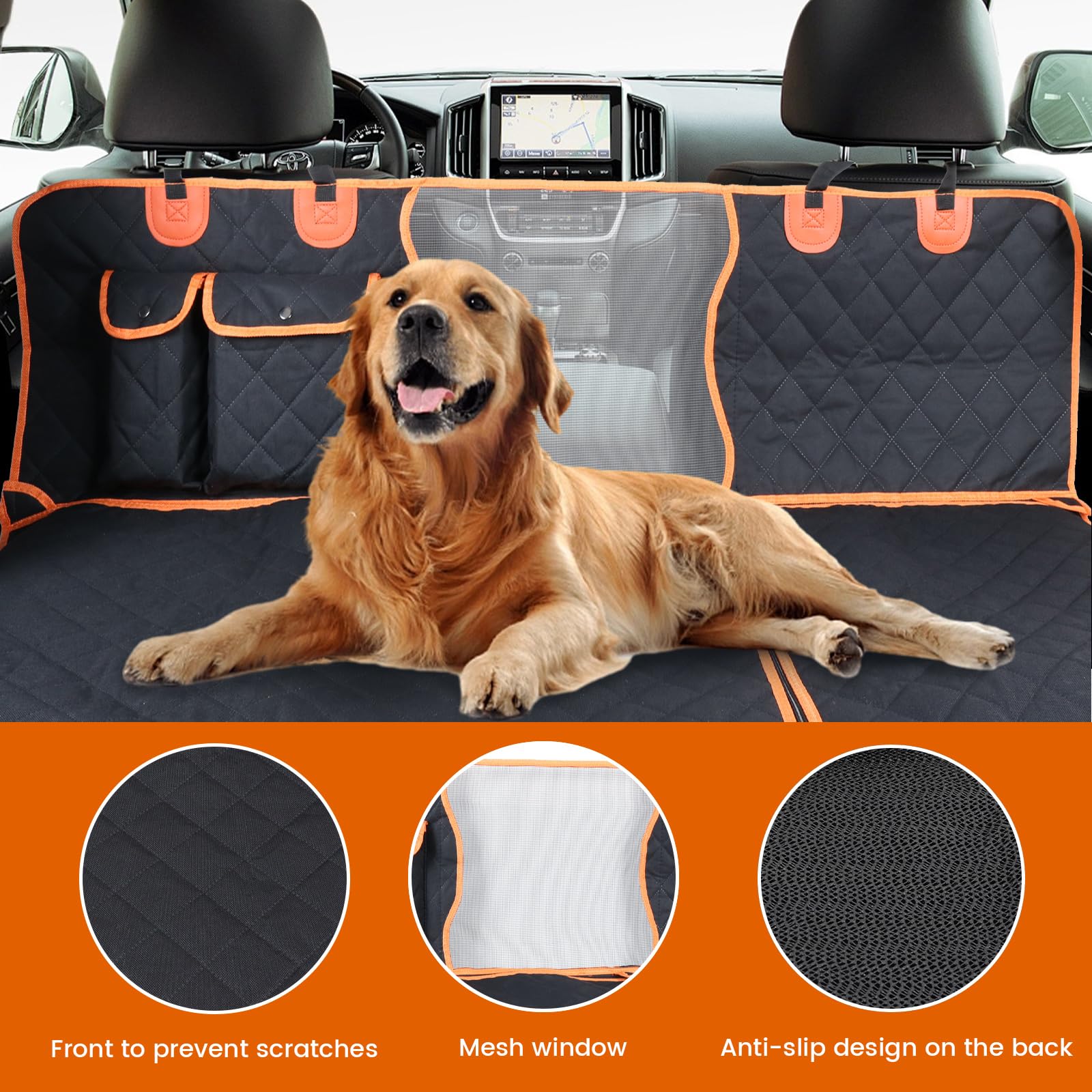Backseat Dog Cover for Tesla Model 3/S/X/Y-TESGOD