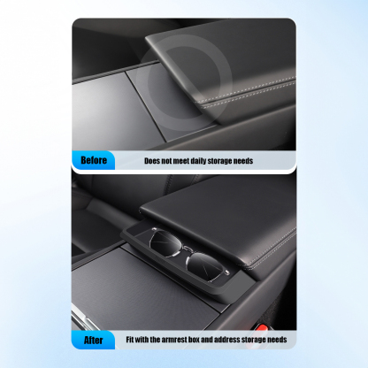 Suitable for Tesla Model 3 Highland Center Console Storage Box-TESGOD