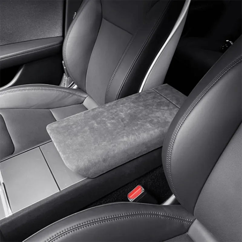 Alcantara Armrest Cover for Tesla Model 3 Highland（2024+）-TESGOD