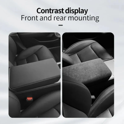 Alcantara Armrest Cover for Tesla Model 3 Highland（2024+）-TESGOD