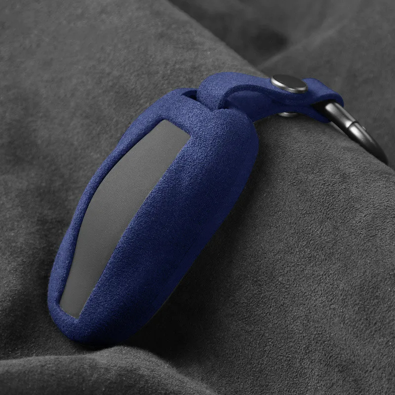 Alcantara Tesla Key Fob Cover For Model S/3/Y (2012-2023)-TESGOD