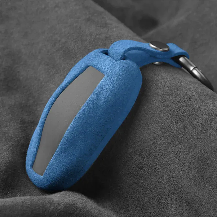 Alcantara Tesla Key Fob Cover For Model S/3/Y (2012-2023)-TESGOD