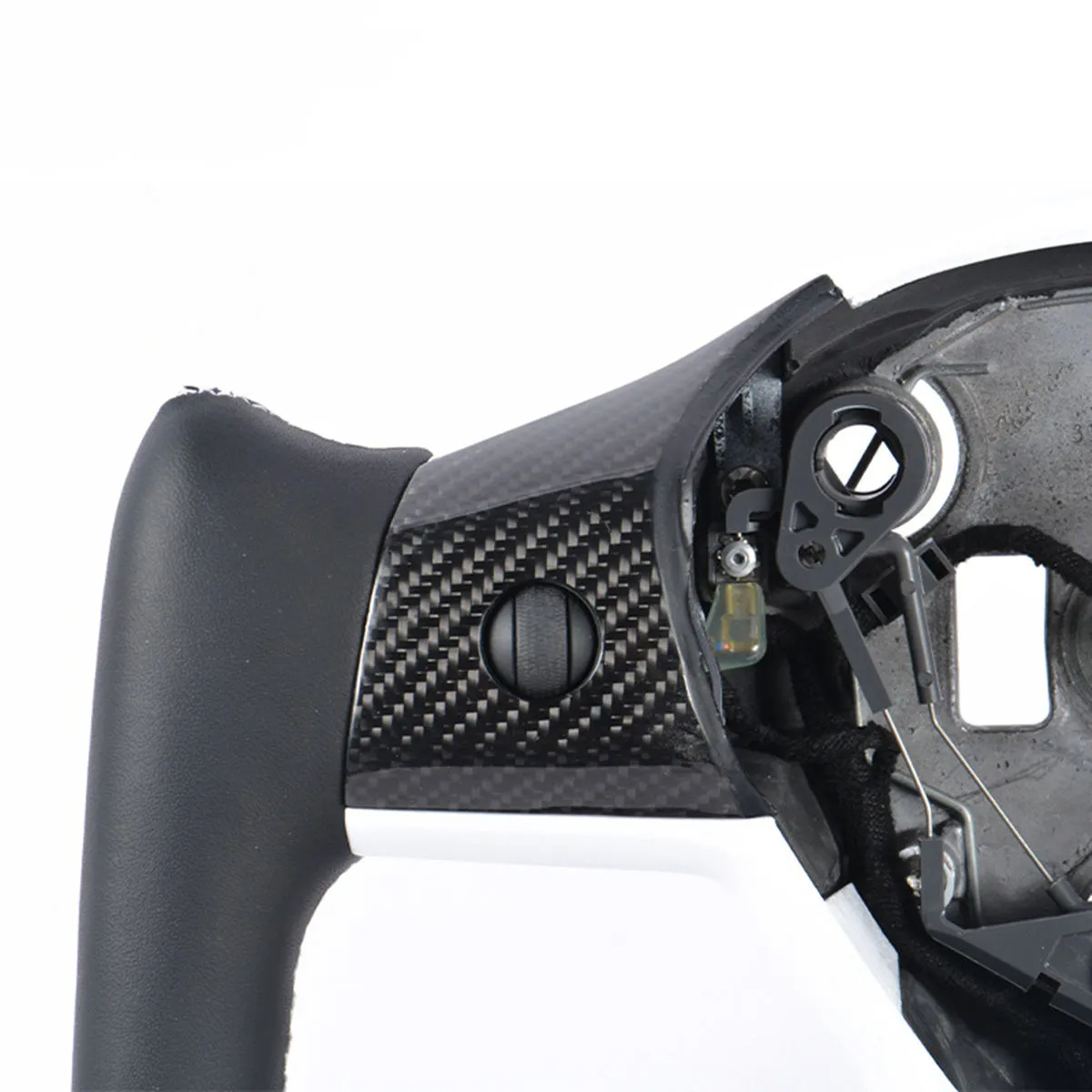 Alcantara Yoke Steering Wheel for Tesla Model 3 / Y (2017-2023)-TESGOD