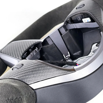 Alcantara Yoke Steering Wheel for Tesla Model 3 / Y-TESGOD