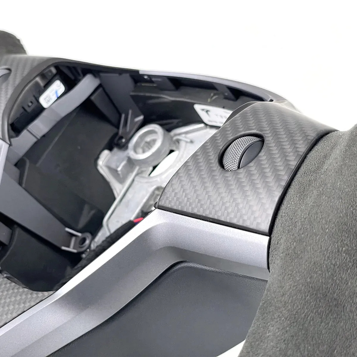 Alcantara Yoke Steering Wheel for Tesla Model 3 / Y-TESGOD