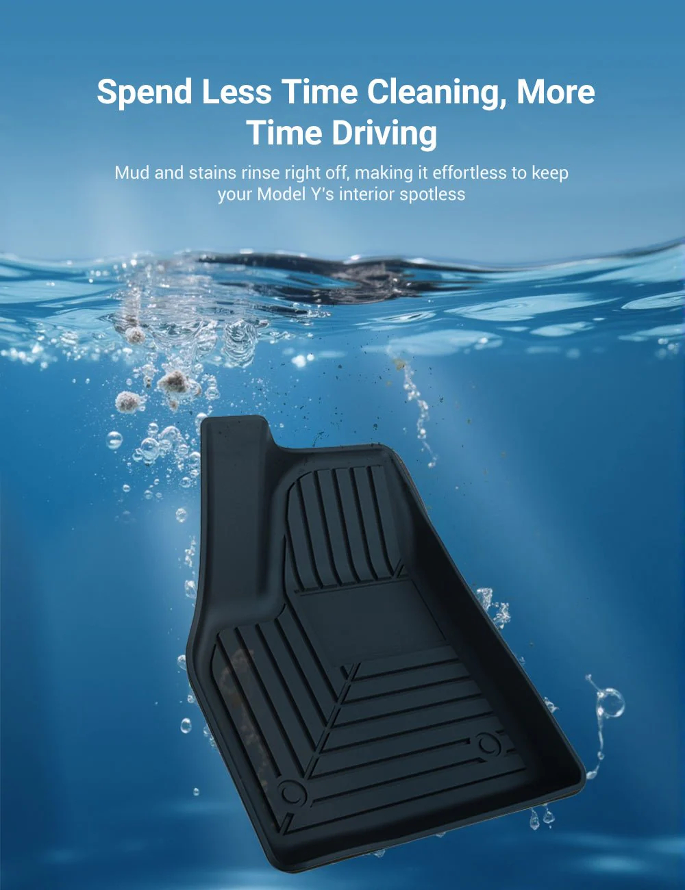 All Weather/Season TPE Floor Mats for Model Y Juniper 2025+