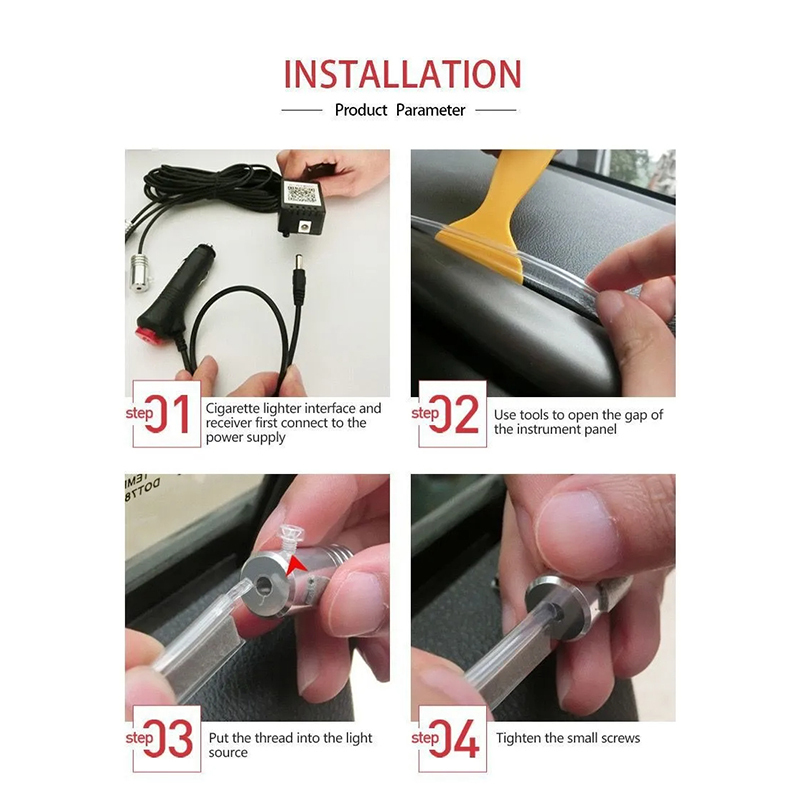 Interior Neon Lights Suitable for the 2024 Model 3-TESGOD