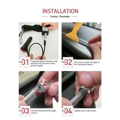 Interior Neon Lights Suitable for the 2024 Model 3-TESGOD