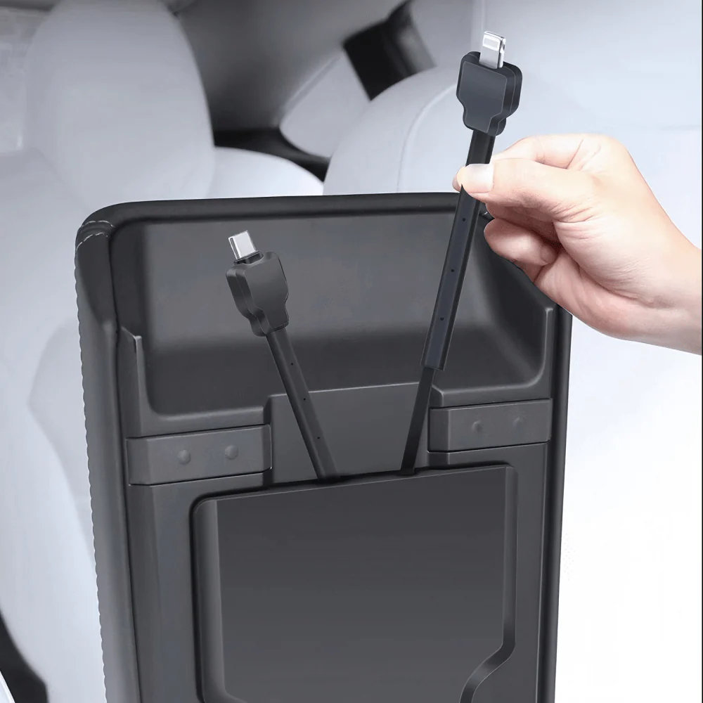 Armrest Box Hidden Expansion Dock for Model Y Juniper / Model 3 Highland