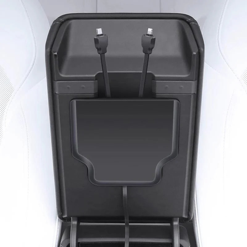 Armrest Box Hidden Expansion Dock for Model Y Juniper / Model 3 Highland