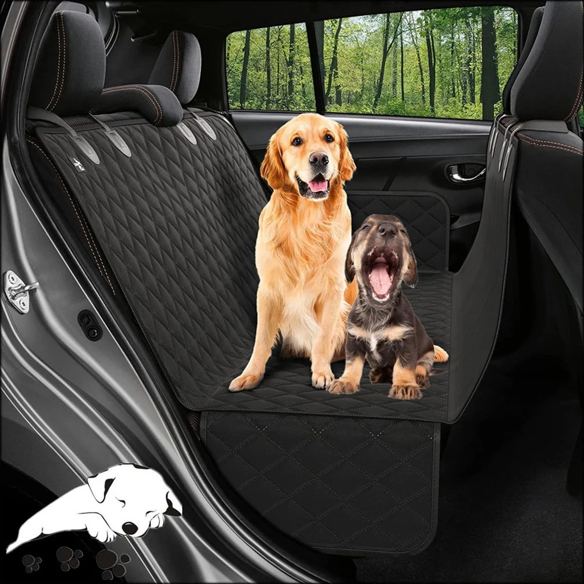 Backseat Dog Cover for Tesla Model 3/S/X/Y-TESGOD