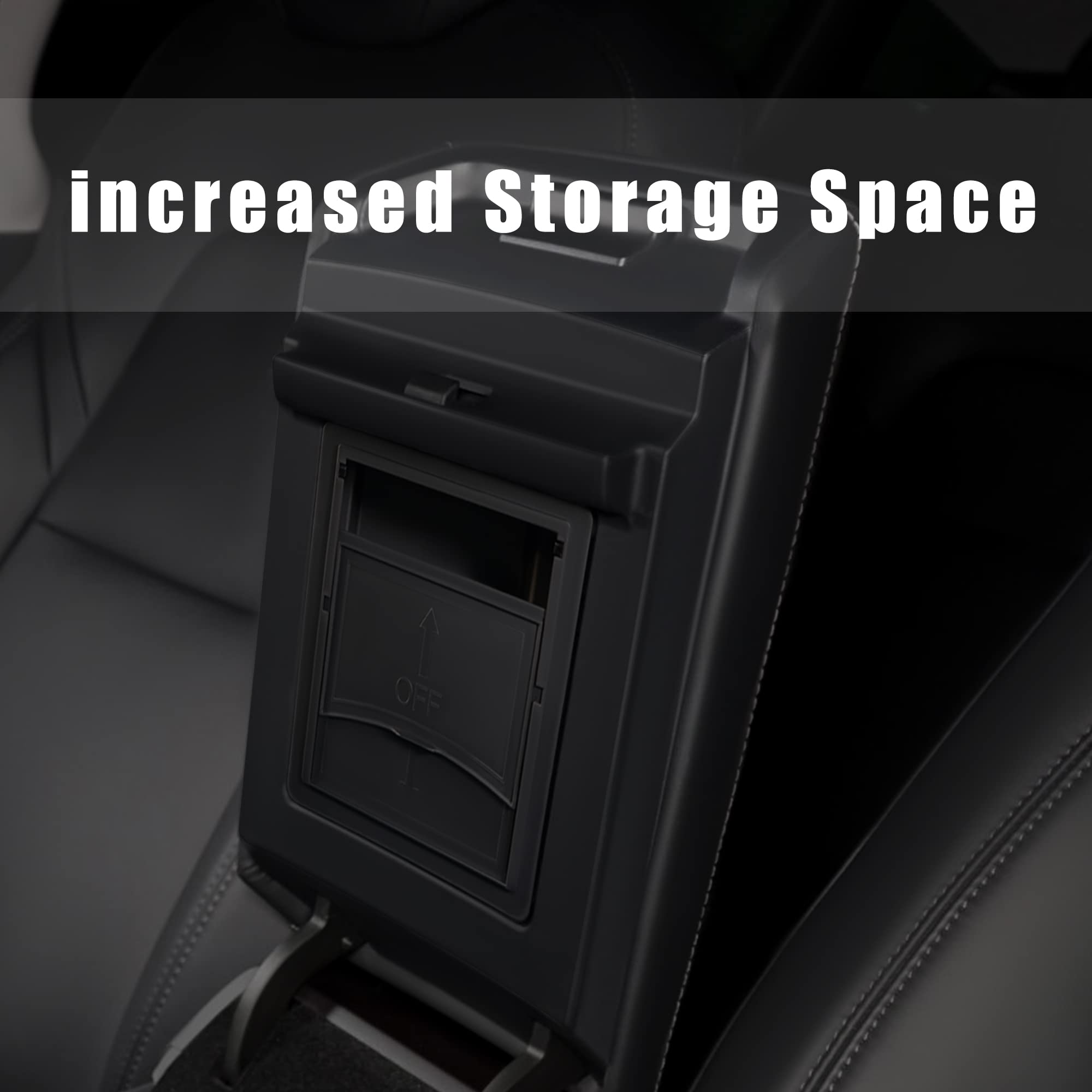 Center Console Organizer Armrest Hidden Storage Box suitable for Tesla Model 3/Y-TESGOD