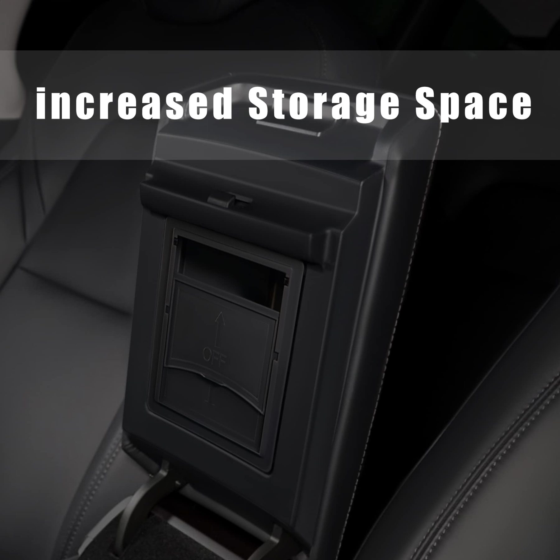 Center Console Organizer Armrest Hidden Storage Box suitable for Tesla Model 3/Y-TESGOD