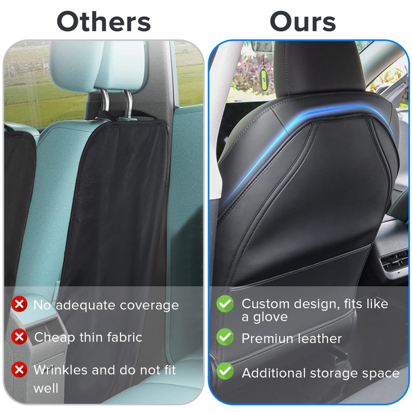 Seat Protectors for Tesla Model 3 (2017-2023) / Y (2020-2024)-TESGOD