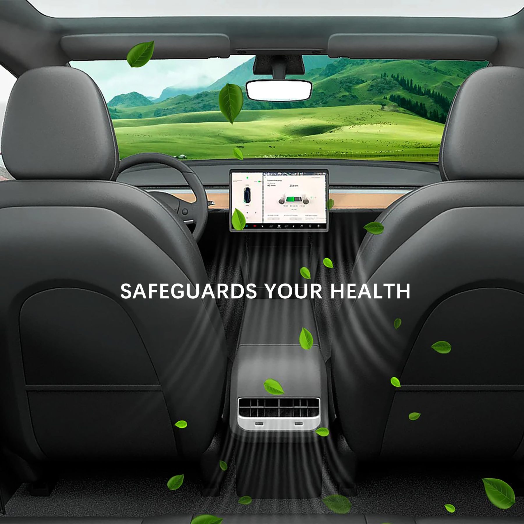 Hepa Cabin Air Filter Replacement for Tesla Model 3/Y/X/S-TESGOD