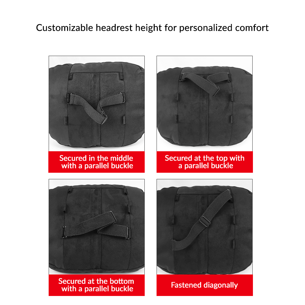 Breathable Suede Headrest Pillow for Tesla Model 3/Y/X/S