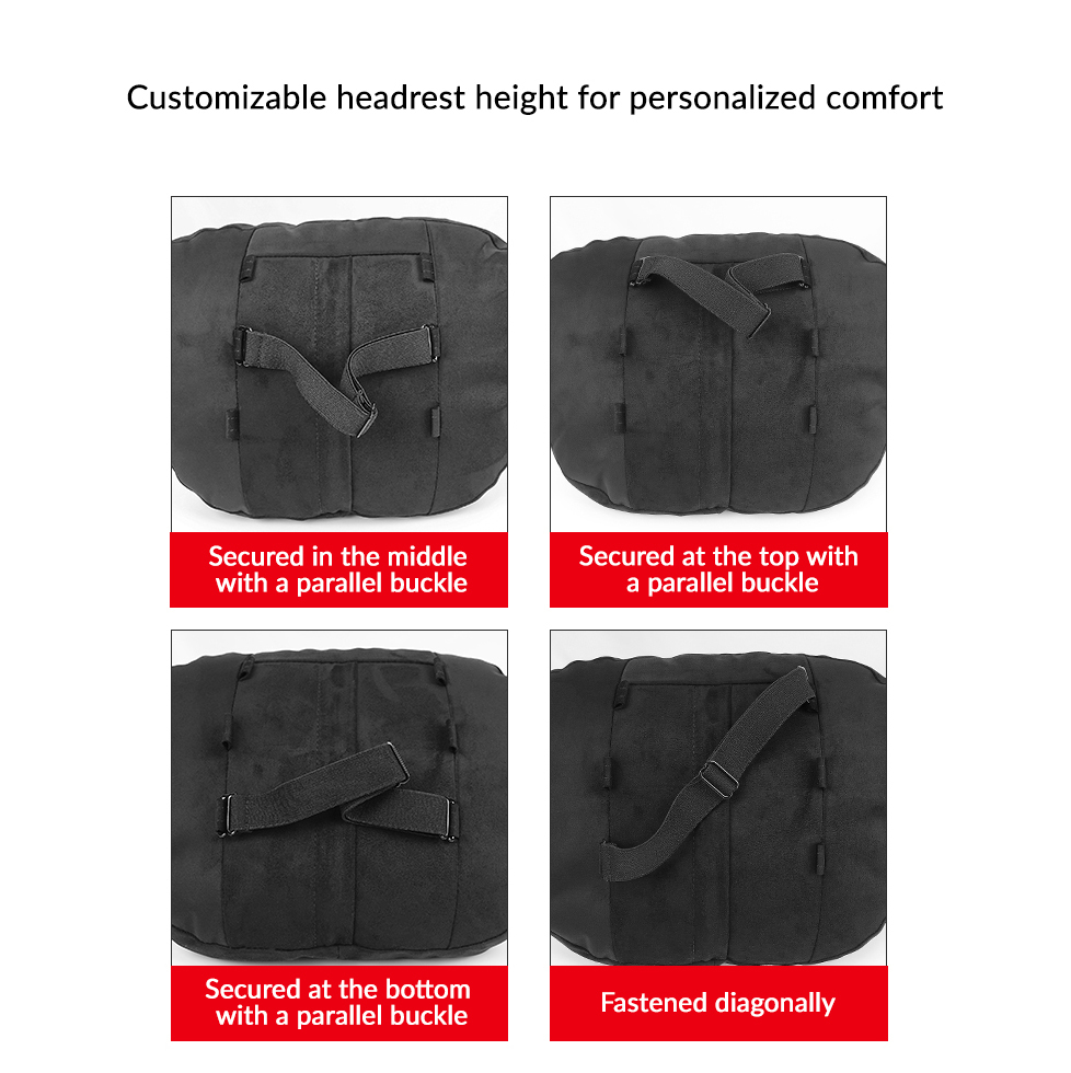 Breathable Suede Headrest Pillow for Tesla Model 3/Y/X/S