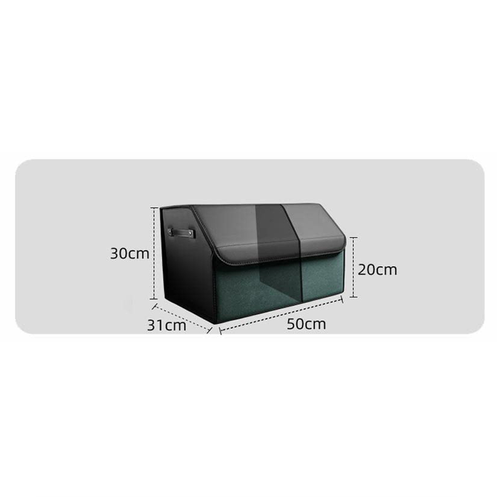 Large Capacity Trunk Organizer for Tesla Model S/3/X/Y - PU Leather Material-TESGOD