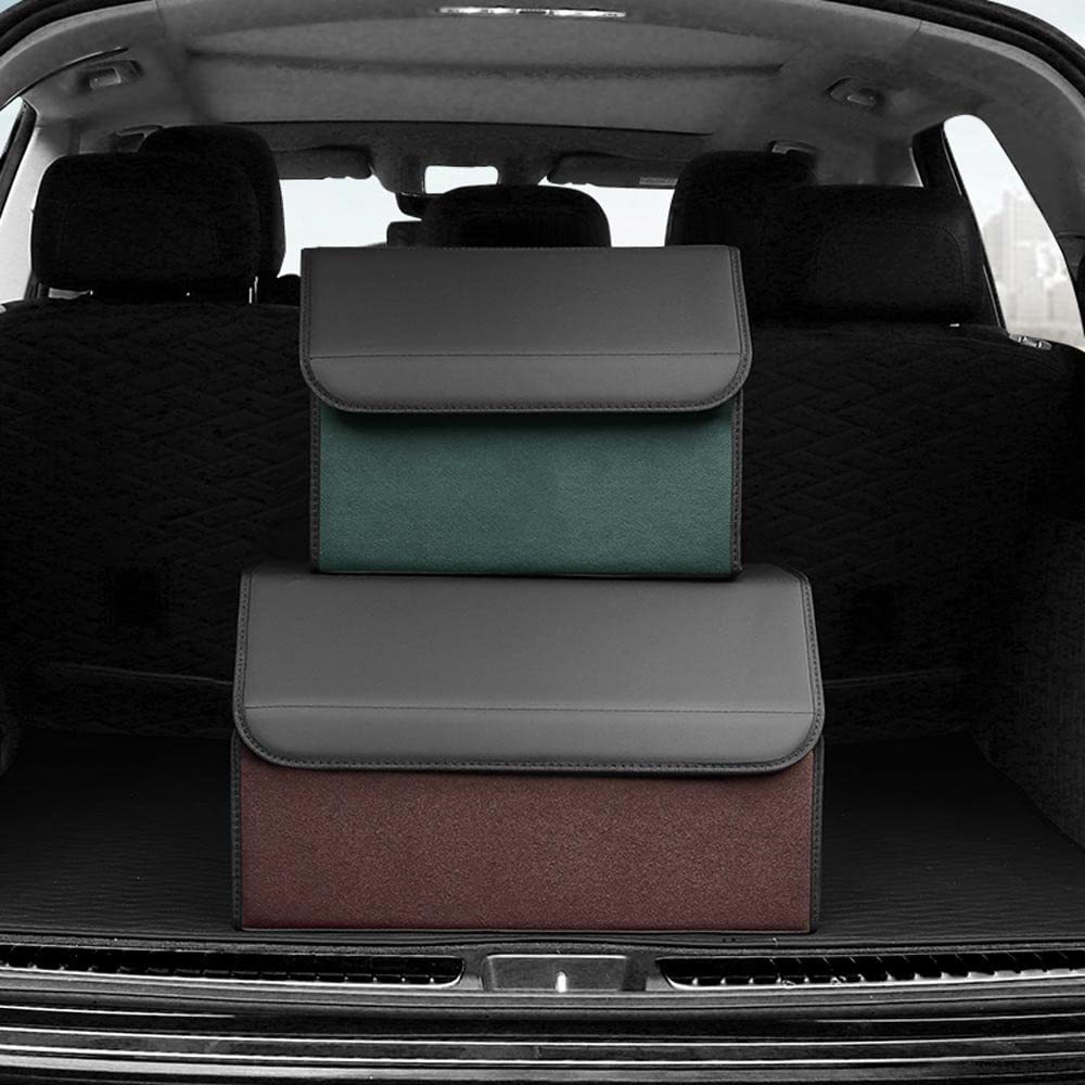 Large Capacity Trunk Organizer for Tesla Model S/3/X/Y - PU Leather Material-TESGOD
