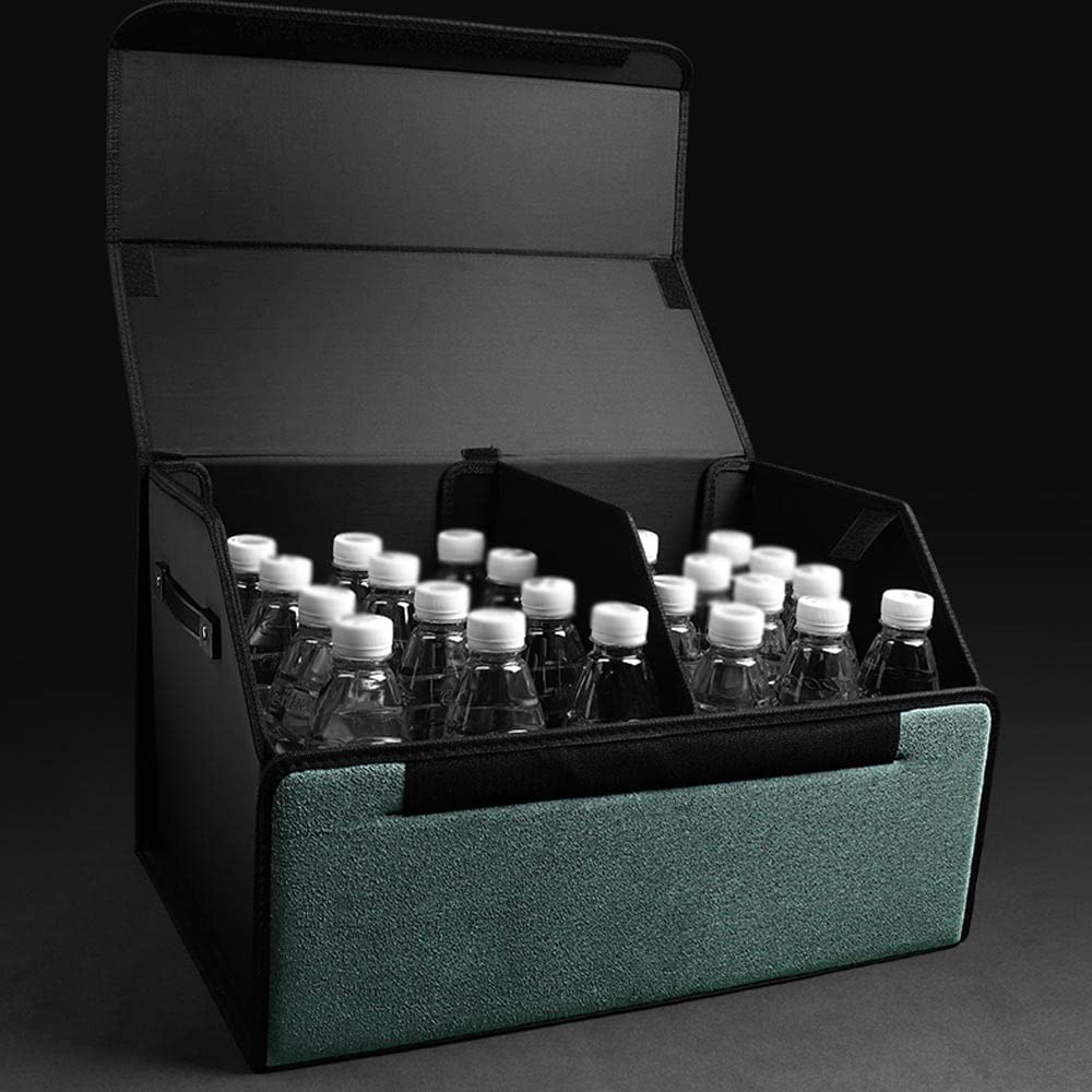 Large Capacity Trunk Organizer for Tesla Model S/3/X/Y - PU Leather Material-TESGOD