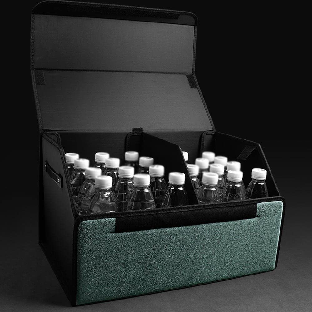 Large Capacity Trunk Organizer for Tesla Model S/3/X/Y - PU Leather Material-TESGOD