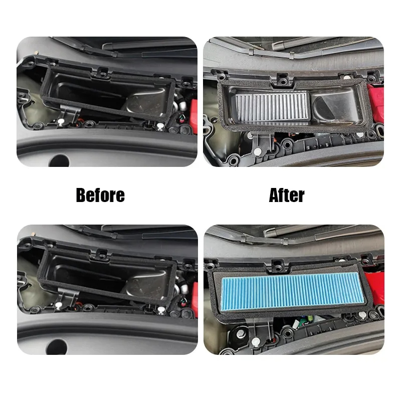 Car Air Flow Vent Cover For Tesla Model 3 Air Filter（2021-2023）-TESGOD