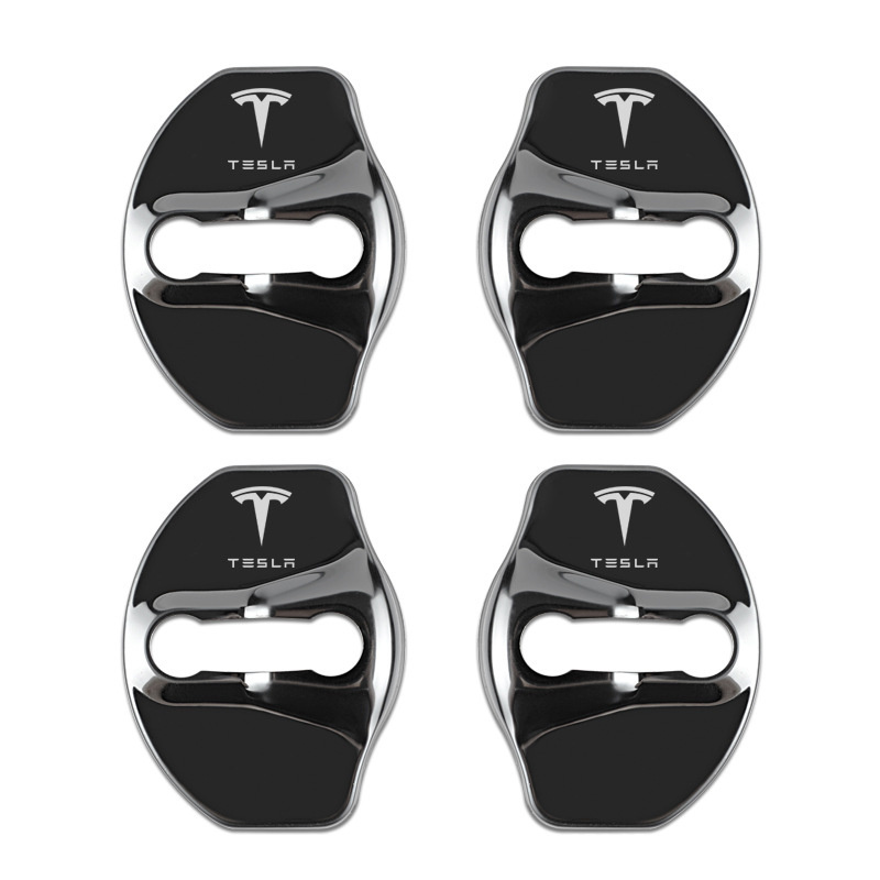 Car Door Lock Cover for Tesla Model 3/Y/X/S (4 pcs )-TESGOD