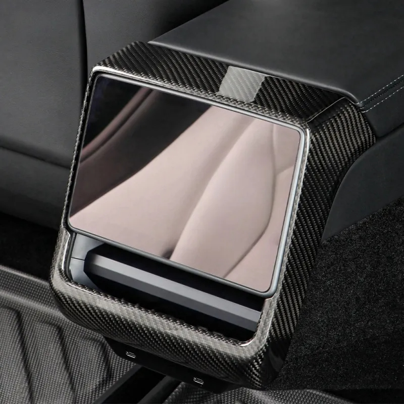 Carbon Fiber Rear Seat Vent Cover for Tesla Model 3 Highland（2024+）-TESGOD